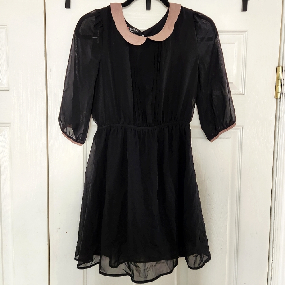 Delirious Dress with Peter Pan Collar